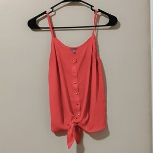 Pink Crop Top Tank